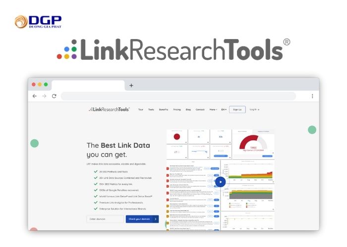 Công cụ kiểm tra Backlink LinkResearchTools