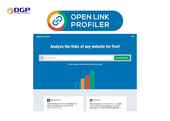 Công cụ kiểm tra Backlink Openlinkprofiler