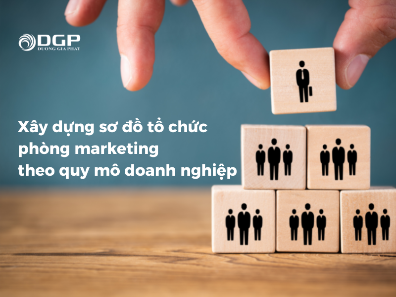 Xây dựng sơ đồ tổ chức phòng marketing theo quy mô doanh nghiệp