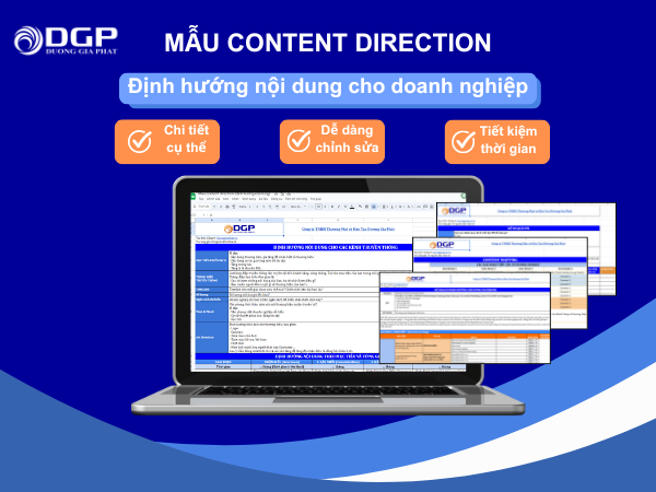 Mẫu content direction đầy đủ và chi tiết