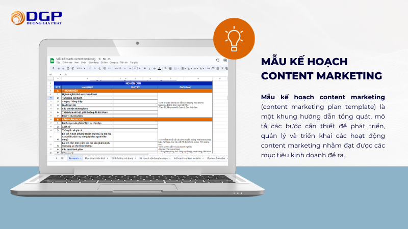 Download mẫu kế hoạch content marketing ((content marketing plan template)