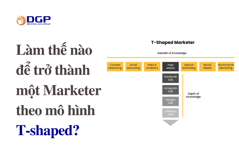 Làm thế nào để trở thành một marketer theo mô hình T-shaped?