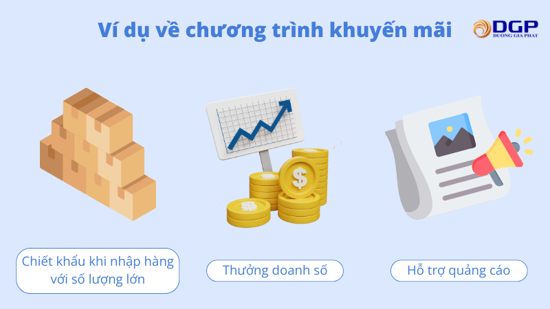 Ví dụ về khuyến mãi