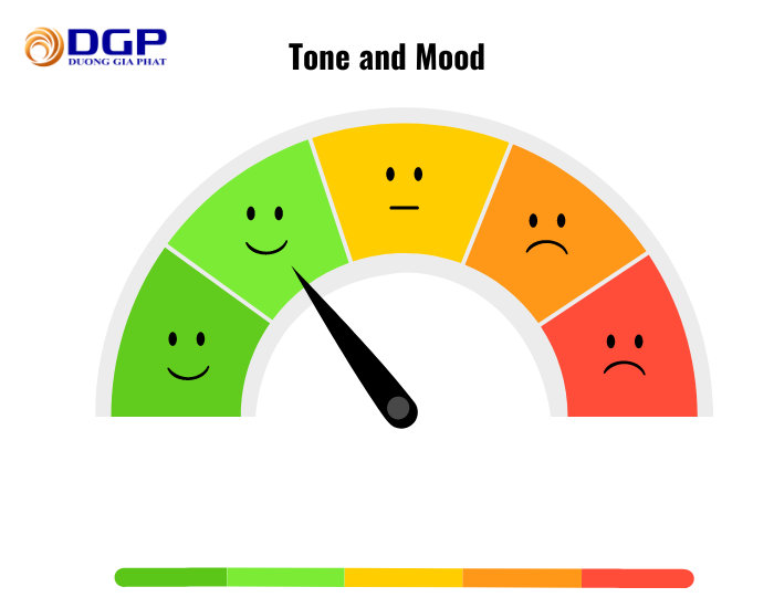 Tone and mood là văn phong và cảm xúc của thương hiệu