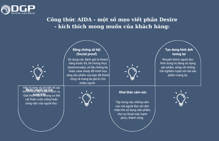 Mẫu content theo công thức AIDA