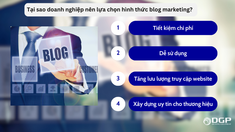 Tại sao doanh nghiệp nên lựa chọn hình thức blog marketing?