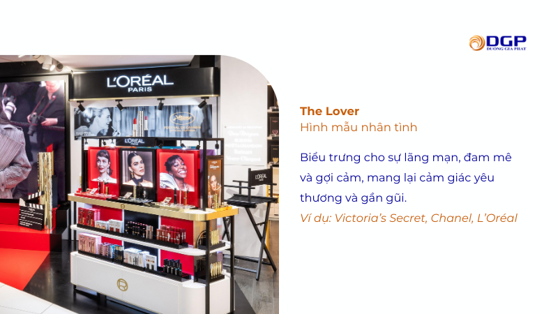 Ví dụ về hình mẫu The Lover (Người tình)