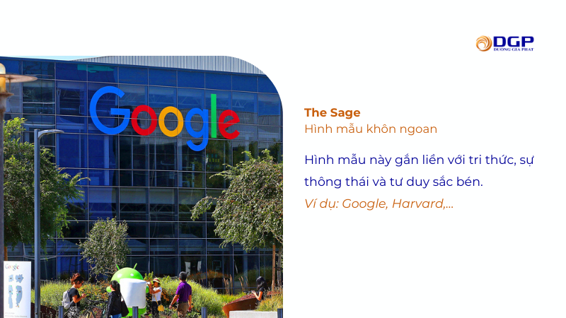 Ví dụ về cá tính thương hiệu the sage