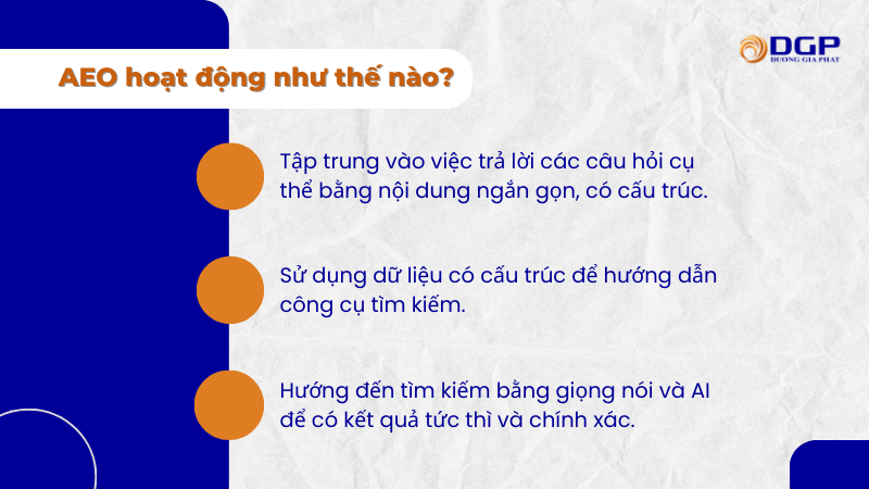 AEO hoạt động thế nào?