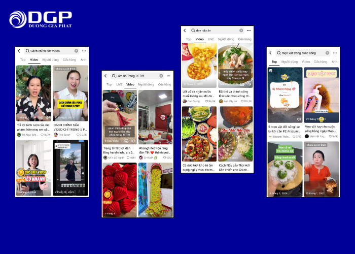 Một số mẫu content dạng hướng dẫn trên TikTok