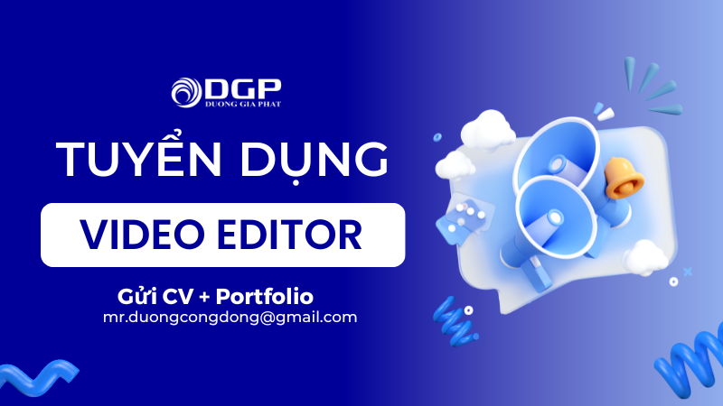 tuyen dung chuyen vien video editor