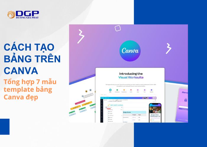 Cách tạo bảng trên canva