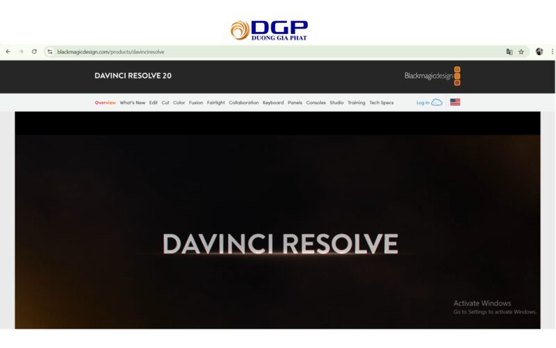 Công cụ quay/dựng video: DaVinci Resolve
