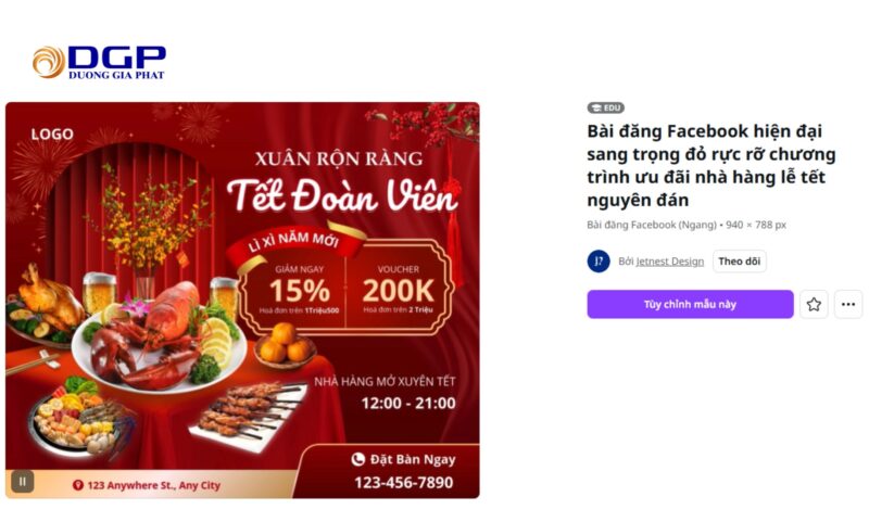 Mẫu ưu đãi nhân dịp đặc biệt (Lễ, tết, sinh nhật thương hiệu...)