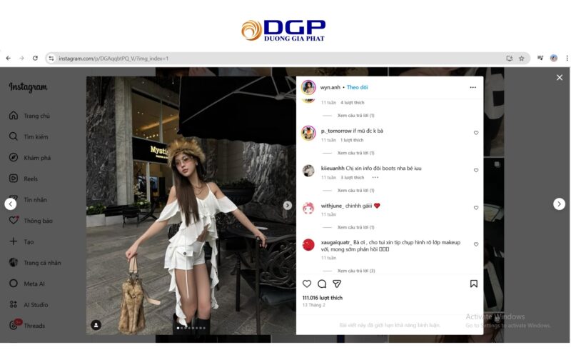 Cách WOM hoạt động trên Instagram