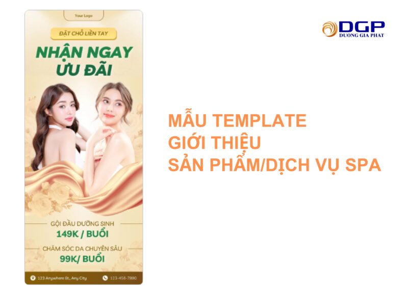 Mẫu template giới thiệu sản phẩm/dịch vụ