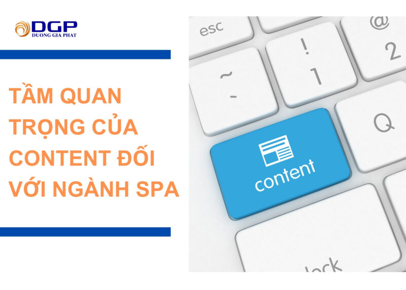 Tầm quan trọng của content đối với ngành spa