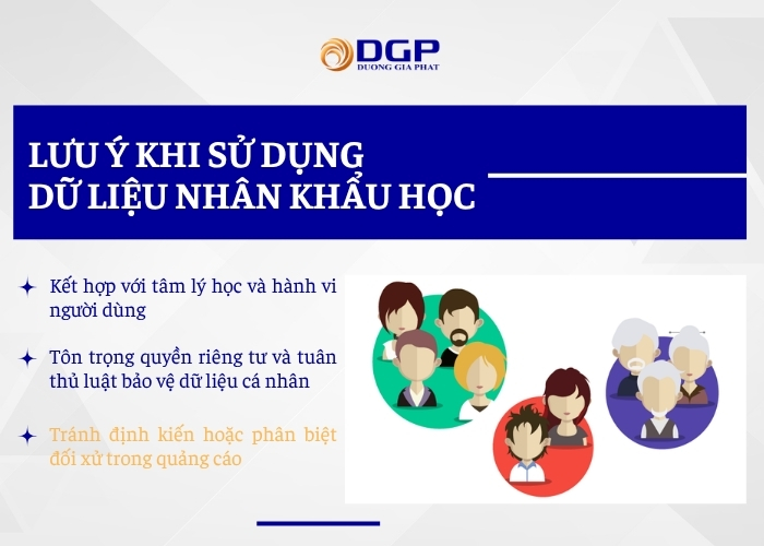Lưu ý khi sử dụng dữ liệu nhân khẩu học