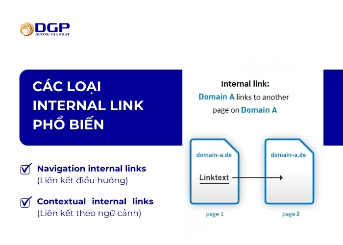 Các loại internal link phổ biến