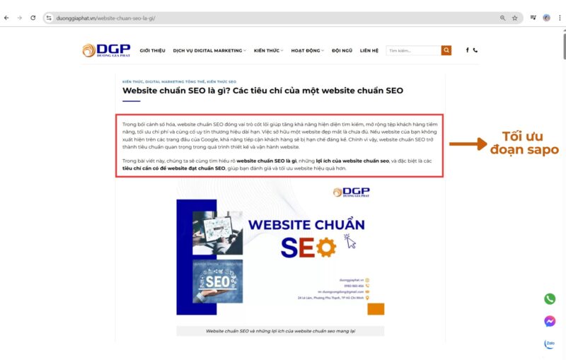 Đoạn sapo