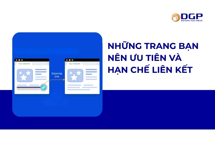 Những trang bạn nên ưu tiên và hạn chế liên kết