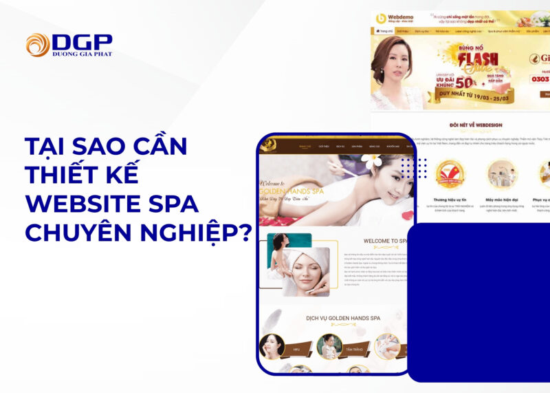 Tại sao cần thiết kế website spa chuyên nghiệp?