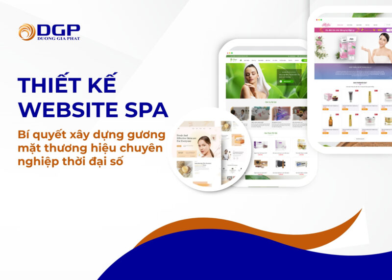 thiết kế website spa
