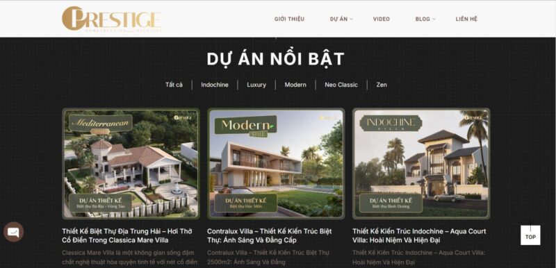 Portfolio / Dự án đã thi công