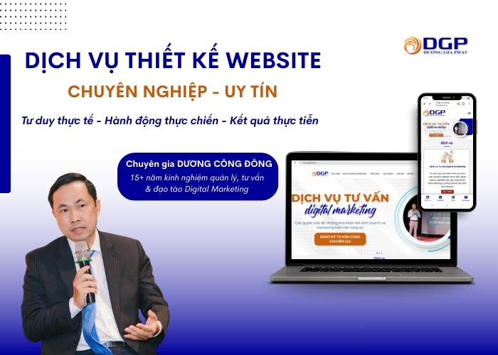 Dịch vụ thiết kế website chuyên nghiệp từ Dương Gia Phát