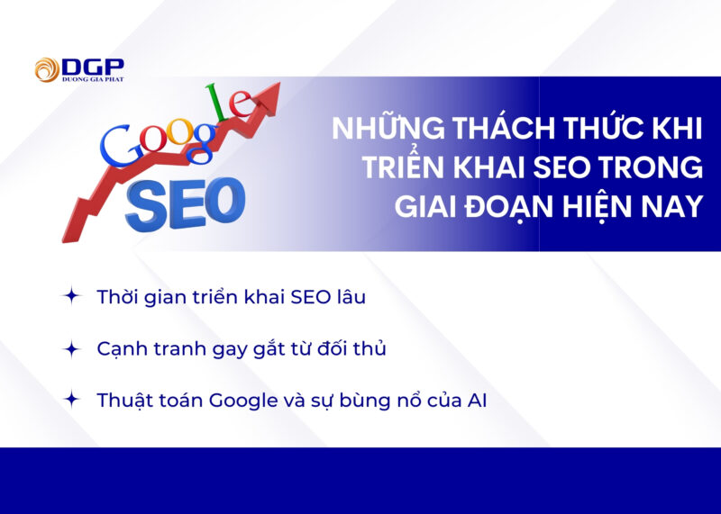 Những thách thức khi triển khai SEO trong giai đoạn hiện nay