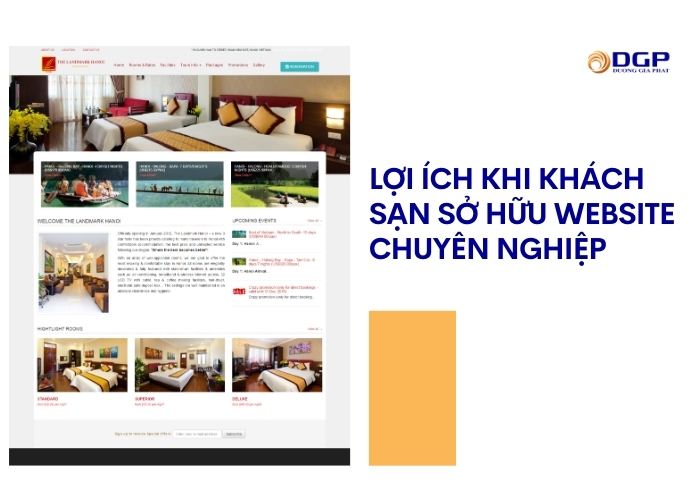 Lợi ích khi khách sạn sở hữu website chuyên nghiệp
