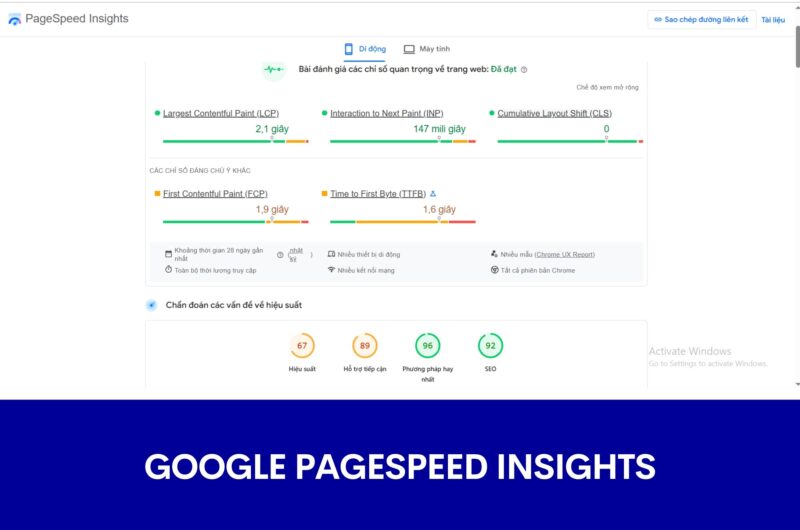 Google PageSpeed Insights