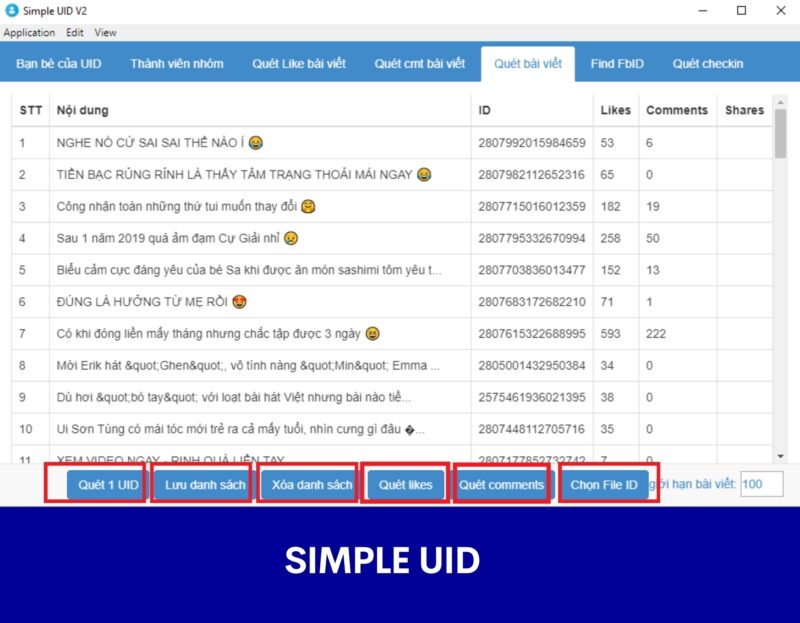 Simple UID