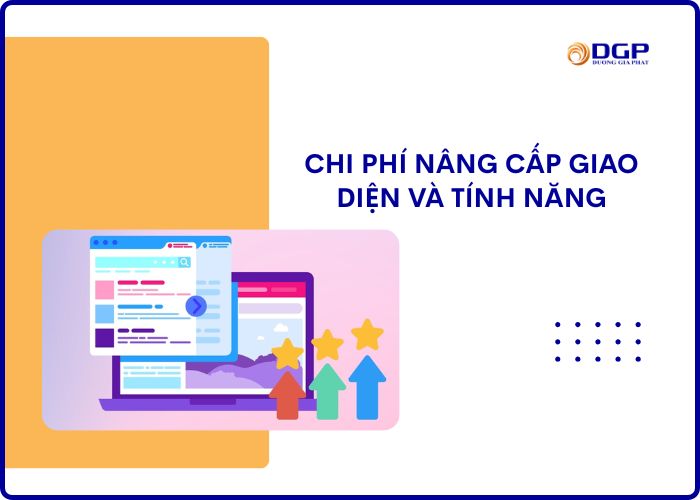 Chi phí nâng cấp giao diện và tính năng