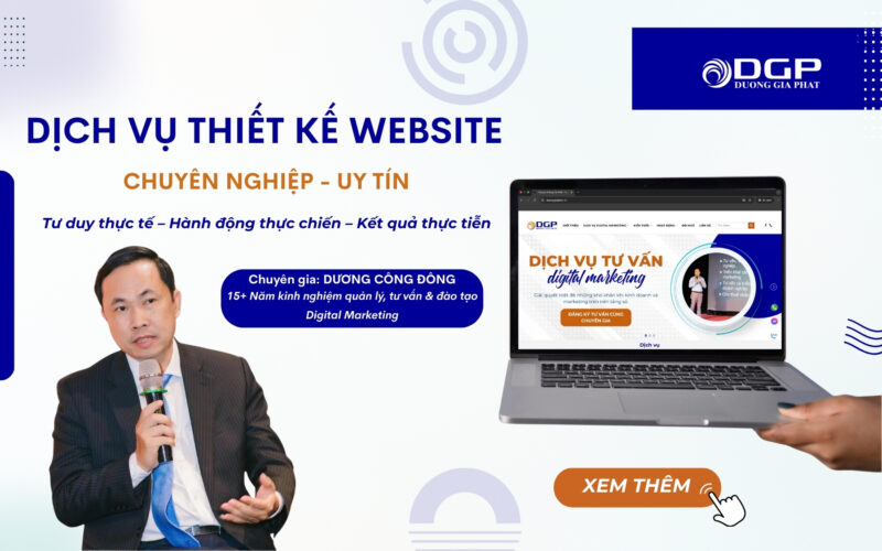 Dịch vụ thiết kế website chuẩn SEO tại Dương Gia Phát