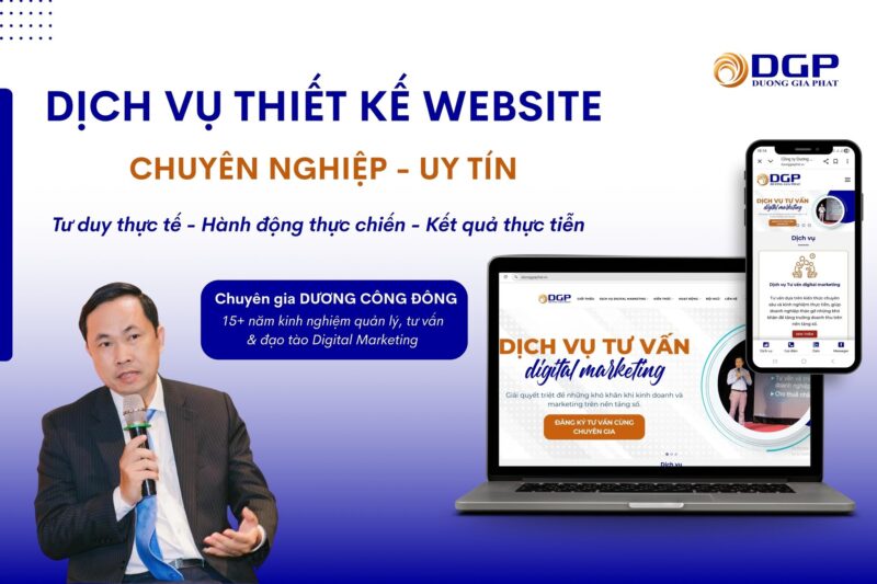 Dịch vụ thiết kế website tại Dương Gia Phát
